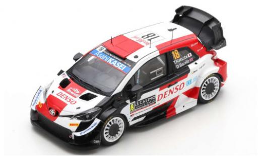 Miniature Toyota Yaris 1/43 Spark WRC No.18 Gazoo Racing Rallye WM Rallye Monte Carlo 2021 T.Katsuta/D.Barritt Toyota Yaris 1/43 Spark WRC No.18 Gazoo Racing Rallye WM Rallye Monte Carlo 2021 T.Katsuta/D.Barritt miniature