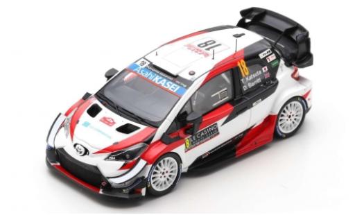 Miniature Toyota Yaris 1/43 Spark WRC No.18 Gazoo Racing WRT Microsoft Rallye WM Rally Monte Carlo 2020 T.Katsuta/D.Barritt Toyota Yaris 1/43 Spark WRC No.18 Gazoo Racing WRT Microsoft Rallye WM Rally Monte Carlo 2020 T.Katsuta/D.Barritt miniature