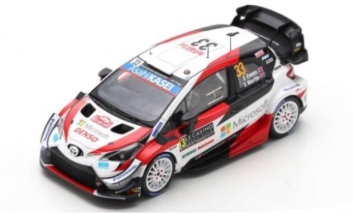 Miniature Toyota Yaris 1/43 Spark WRC No.33 Gazoo Racing WRT Microsoft Rallye WM Rally Monte Carlo 2020 E.Evans/S.Martin Toyota Yaris 1/43 Spark WRC No.33 Gazoo Racing WRT Microsoft Rallye WM Rally Monte Carlo 2020 E.Evans/S.Martin miniature