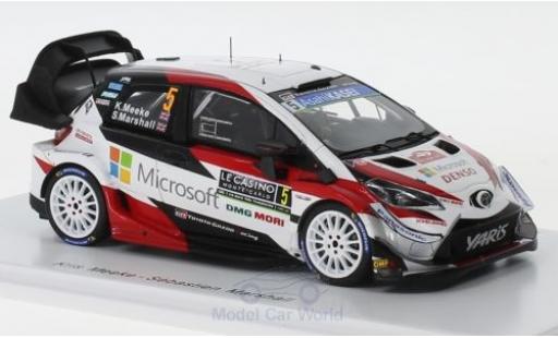 Miniature Toyota Yaris 1/43 Spark WRC No.5 Gazoo Racing WRT Rallye WM Rally Monte Carlo 2019 K.Meeke/S.Marshall Toyota Yaris 1/43 Spark WRC No.5 Gazoo Racing WRT Rallye WM Rally Monte Carlo 2019 K.Meeke/S.Marshall miniature