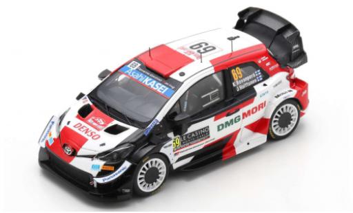 Miniature Toyota Yaris 1/43 Spark WRC No.69 Gazoo Racing Rallye WM Rallye Monte Carlo 2021 K.Rovanperä/J.Halttunen Toyota Yaris 1/43 Spark WRC No.69 Gazoo Racing Rallye WM Rallye Monte Carlo 2021 K.Rovanperä/J.Halttunen miniature