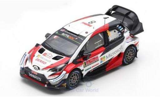 Miniature Toyota Yaris 1/43 Spark WRC No.8 Microsoft WRC Rally Portugal 2019 O.Tänak/M.Järveoja Toyota Yaris 1/43 Spark WRC No.8 Microsoft WRC Rally Portugal 2019 O.Tänak/M.Järveoja miniature