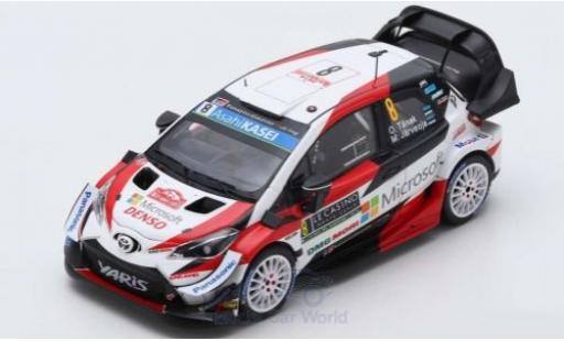 Miniature Toyota Yaris 1/43 Spark WRC No.8 Gazoo Racing WRT Rallye WM Rally Monte Carlo 2019 O.Tänak/M.Järveoja Toyota Yaris 1/43 Spark WRC No.8 Gazoo Racing WRT Rallye WM Rally Monte Carlo 2019 O.Tänak/M.Järveoja miniature