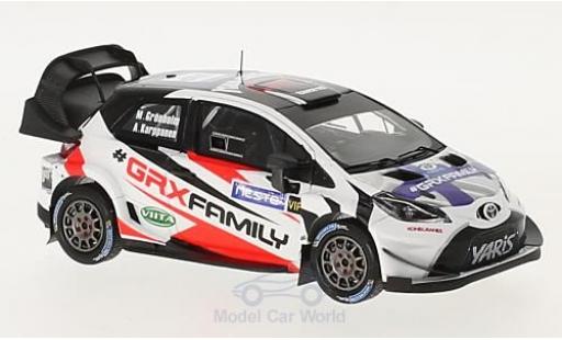 Miniature Toyota Yaris 1/43 Spark WRC Rallye Finnland 2017 Presentation M.Grönholm/A.Karppanen Toyota Yaris 1/43 Spark WRC Rallye Finnland 2017 Presentation M.Grönholm/A.Karppanen miniature