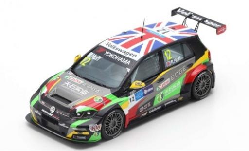 Volkswagen Golf 1/43 Spark VII GTI TCR No.12 WTCR Macau Guia Race 2018 R.Huff miniature