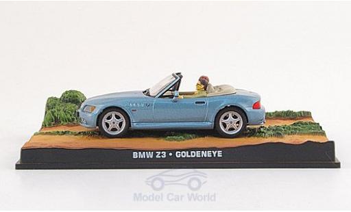 Miniature Bmw Z3 1/43 SpecialC Roadster metallise bleue James Bond 007 1995 GoldenEye ohne Vitrine Bmw Z3 1/43 SpecialC Roadster metallise bleue James Bond 007 1995 GoldenEye ohne Vitrine miniature