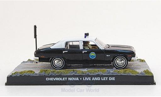 Miniature Chevrolet Nova 1/43 SpecialC noire/blanche James Bond 007 1973 Police Leben und sterben lassen ohne Vitrine Chevrolet Nova 1/43 SpecialC noire/blanche James Bond 007 1973 Police Leben und sterben lassen ohne Vitrine miniature