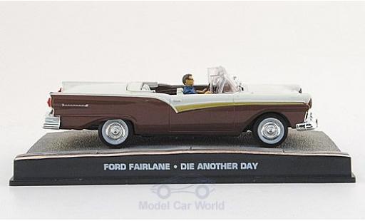 Miniature Ford Fairlane 1/43 SpecialC Cabriolet marron/blanche James Bond 007 2002 Stirb an einen anderen Tag ohne Vitrine Ford Fairlane 1/43 SpecialC Cabriolet marron/blanche James Bond 007 2002 Stirb an einen anderen Tag ohne Vitrine miniature