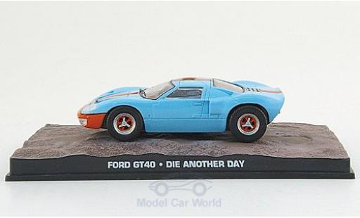 Miniature Ford GT40 1/43 SpecialC GT 40 bleue/orange James Bond 007 2002 Stirb an einen anderen Tag ohne Vitrine Ford GT40 1/43 SpecialC GT 40 bleue/orange James Bond 007 2002 Stirb an einen anderen Tag ohne Vitrine miniature