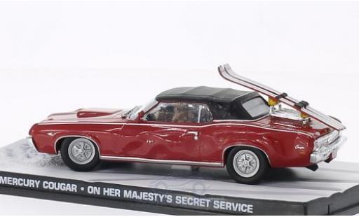 Mercury Cougar 1/43 SpecialC Cabriolet rouge James Bond 007 Im Geheimdienst Ihrer Majestät ohne Vitrine miniature