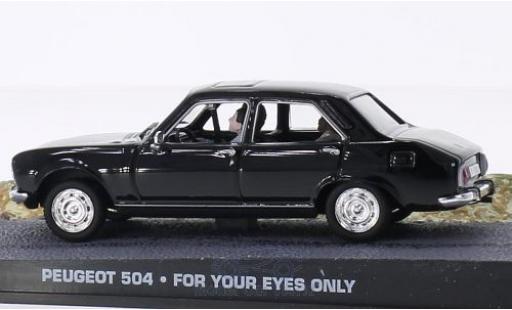Miniature Peugeot 504 1/43 SpecialC noire James Bond 007 In tödlicher Mission ohne Vitrine Peugeot 504 1/43 SpecialC noire James Bond 007 In tödlicher Mission ohne Vitrine miniature