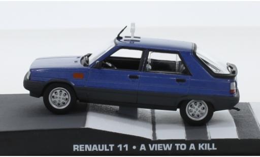 Miniature Renault 11 1/43 SpecialC metallise bleue James Bond 007 A View To A Kill ohne Vitrine Renault 11 1/43 SpecialC metallise bleue James Bond 007 A View To A Kill ohne Vitrine miniature