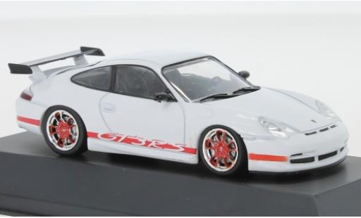 Miniature Porsche 996 GT3 RS 1/43 SpecialC 911 GT3 RS () blanche/rouge 2003 911 Collection Porsche 996 GT3 RS 1/43 SpecialC 911 GT3 RS () blanche/rouge 2003 911 Collection miniature