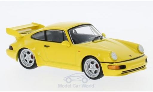 Miniature Porsche 964 RS 1/43 SpecialC 911 RS 3.8 jaune 1992 911 Collection Porsche 964 RS 1/43 SpecialC 911 RS 3.8 jaune 1992 911 Collection miniature