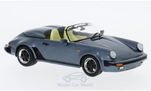 Miniature Porsche 930 Speedster 1/43 SpecialC 911 Speedster metallise bleue 1989 911 Collection Porsche 930 Speedster 1/43 SpecialC 911 Speedster metallise bleue 1989 911 Collection miniature
