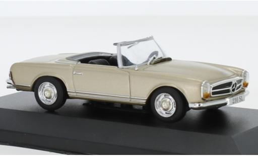 Mercedes 230 1/43 SpecialC SL metallise beige 1963 ohne Vitrine miniature