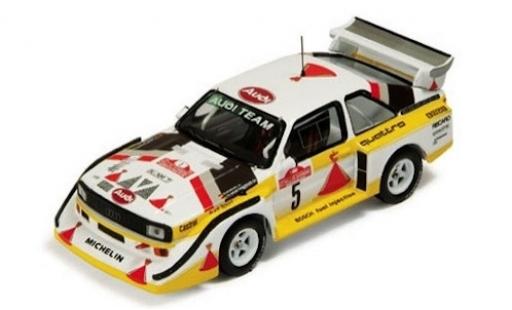 Audi Sport Quattro 1/43 SpecialC Sport quattro E2 No.5 HB Team Rallye WM Rallye San Remo 1985 W.Röhrl/C.Geistdörfer ohne Vitrine miniature