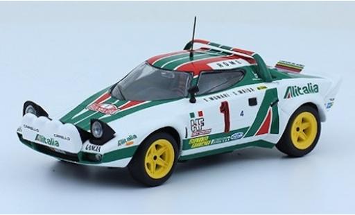 Miniature Lancia Stratos 1/43 SpecialC HF No.1 Alitalia Rallye WM Rallye Monte Carlo 1977 S.Munari/S.Maiga ohne Vitrine Lancia Stratos 1/43 SpecialC HF No.1 Alitalia Rallye WM Rallye Monte Carlo 1977 S.Munari/S.Maiga ohne Vitrine miniature