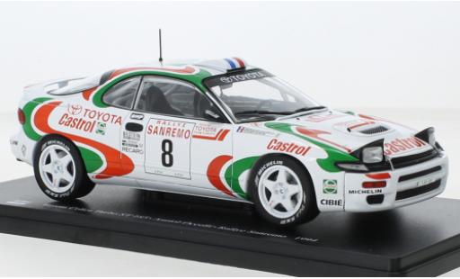 Miniature Toyota Celica 1/24 SpecialC .-119 (ST185) Turbo No.8 Castrol Rallye WM Rallye San Remo 1994 Toyota Celica 1/24 SpecialC .-119 (ST185) Turbo No.8 Castrol Rallye WM Rallye San Remo 1994 miniature