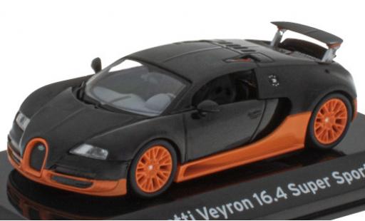 Miniature Bugatti Veyron 1/43 SpecialC 16.4 Super Sport noire/orange 2010 Bugatti Veyron 1/43 SpecialC 16.4 Super Sport noire/orange 2010 miniature