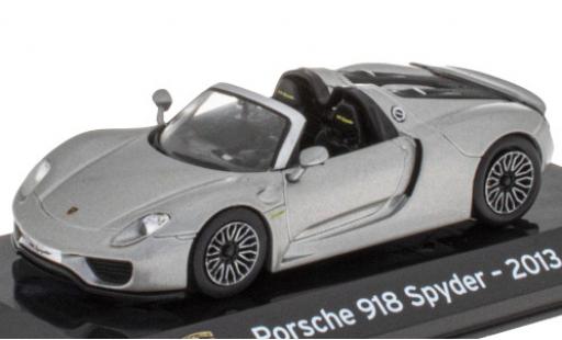 Miniature Porsche 918 1/43 SpecialC Spyder metallise grise 2013 Porsche 918 1/43 SpecialC Spyder metallise grise 2013 miniature