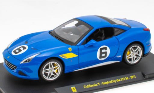 Miniature Ferrari California 1/24 SpecialC T bleue/Dekor Inspired by the 512 M (1971) No.6 Ferrari California 1/24 SpecialC T bleue/Dekor Inspired by the 512 M (1971) No.6 miniature