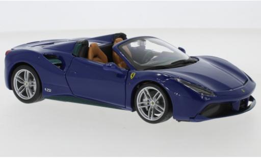 Miniature Ferrari 488 1/24 SpecialC SpecialC.-124 Spider bleu Ferrari 488 1/24 SpecialC SpecialC.-124 Spider bleu miniature
