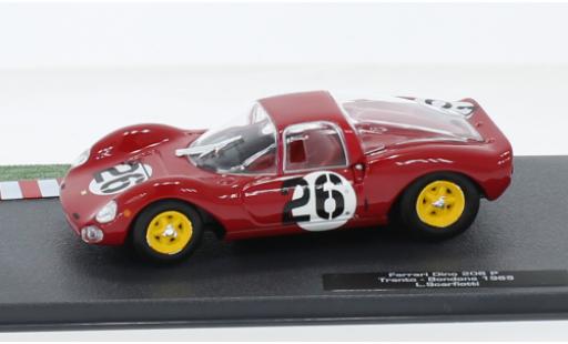 Miniature Ferrari Dino 1/43 SpecialC .-125 206 P RHD No.26 Trento-Bordone 1965 Ferrari Dino 1/43 SpecialC .-125 206 P RHD No.26 Trento-Bordone 1965 miniature