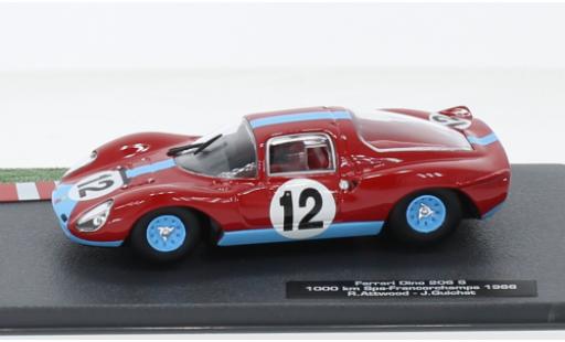 Miniature Ferrari Dino 1/43 SpecialC .-125 206 S RHD No.12 1000 Km Spa Francorchamps 1966 Ferrari Dino 1/43 SpecialC .-125 206 S RHD No.12 1000 Km Spa Francorchamps 1966 miniature
