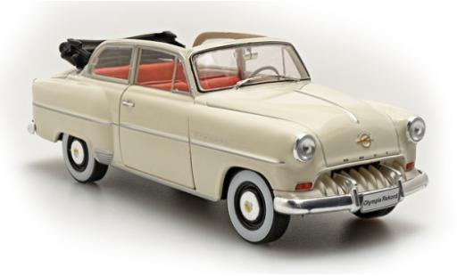 Miniature Opel Olympia 1/24 SpecialC Rekord Cabriolimousine blanche 1954 Opel Olympia 1/24 SpecialC Rekord Cabriolimousine blanche 1954 miniature