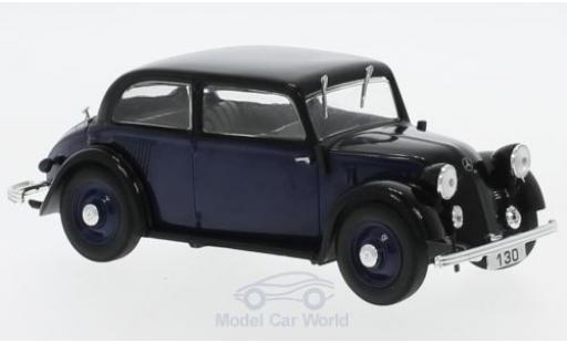 Mercedes 130 1/43 SpecialC (W23) bleue/noire 1934 ohne Vitrine miniature