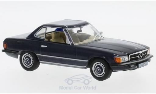 Mercedes 350 1/43 SpecialC SL (R107) bleue 1971 ohne Vitrine miniature