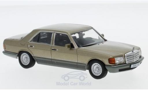 Mercedes 500 1/43 SpecialC SE (W126) metallise beige 1979 ohne Vitrine miniature