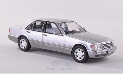 Mercedes 500 1/43 SpecialC SE (W140) grise 1991 ohne Vitrine miniature