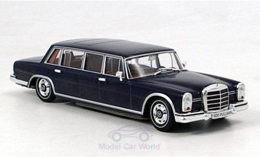 Mercedes 600 1/43 SpecialC Pullman (W100) bleue 1963 ohne Vitrine miniature