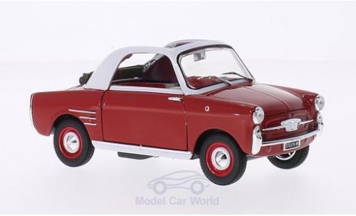 Autobianchi Bianchina 1/18 SpecialC Transformabile rouge/blanche 1958 ohne Vitrine miniature