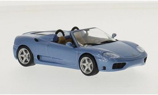 Miniature Ferrari 360 1/43 SpecialC Spider metallise bleue sans Vitrine Ferrari 360 1/43 SpecialC Spider metallise bleue sans Vitrine miniature