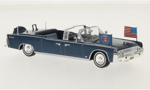 Miniature Lincoln Continental 1/43 SpecialC Limousine SS-100-X metallise bleue J. F. Kennedy sans Vitrine Lincoln Continental 1/43 SpecialC Limousine SS-100-X metallise bleue J. F. Kennedy sans Vitrine miniature