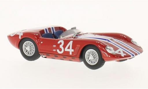 Maserati Tipo 1/43 SpecialC 61 Drogo RHD No.34 GP Reims 1963 L.Casner sans Vitrine miniature