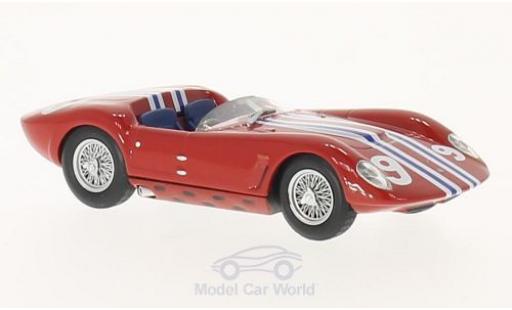 Maserati Tipo 1/43 SpecialC 61 No.9 Birdcage-Drogo GT Trophy 1963 L.Casner ohne Vitrine miniature