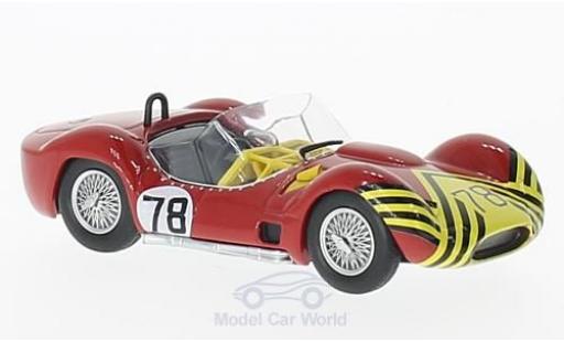 Maserati Tipo 1/43 SpecialC 61 RHD No.78 Nassau Trophy 1961 B.Schroeder ohne Vitrine miniature