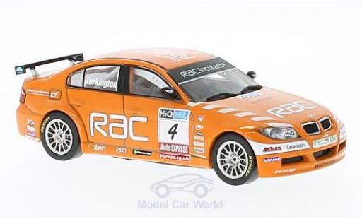 Miniature Bmw 320 1/43 SpecialC si (E90) No.4 WSR Team RAC BTCC 2009 C.Turkington ohne Vitrine Bmw 320 1/43 SpecialC si (E90) No.4 WSR Team RAC BTCC 2009 C.Turkington ohne Vitrine miniature