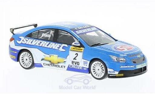 Miniature Chevrolet Cruze 1/43 SpecialC LT No.2 RML Silverline BTCC 2010 J. Plato ohne Vitrine Chevrolet Cruze 1/43 SpecialC LT No.2 RML Silverline BTCC 2010 J. Plato ohne Vitrine miniature