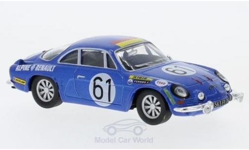 Miniature Alpine A110 1/18 SpecialC Renault No.61 24h Le Mans 1968 J.Bourdon/M.Nussbaumer ohne Vitrine Alpine A110 1/18 SpecialC Renault No.61 24h Le Mans 1968 J.Bourdon/M.Nussbaumer ohne Vitrine miniature