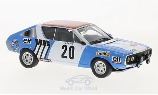 Miniature Renault 17 1/43 SpecialC Gordini No.20 Rallye WM Rallye Monte Carlo 1975 J.F.Piot/J.De Alexandris ohne Vitrine Renault 17 1/43 SpecialC Gordini No.20 Rallye WM Rallye Monte Carlo 1975 J.F.Piot/J.De Alexandris ohne Vitrine miniature