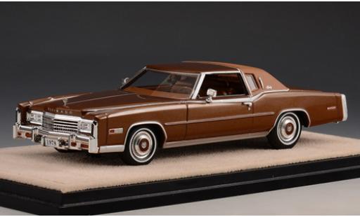 Miniature Cadillac Eldorado 1/43 Stamp Models Biarritz metallise marron 1978 Cadillac Eldorado 1/43 Stamp Models Biarritz metallise marron 1978 miniature