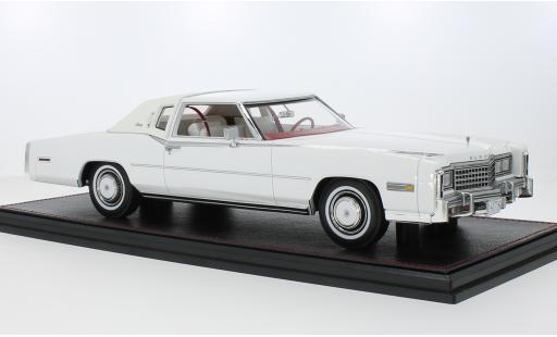 Miniature Cadillac Eldorado 1/18 Stamp Models Biarritz blanche 1978 1:18 Cadillac Eldorado 1/18 Stamp Models Biarritz blanche 1978 1:18 miniature