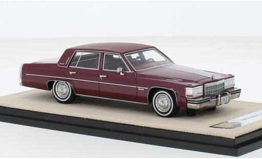Cadillac Sedan 1/43 Stamp Models DeVille metallise rouge 1983 1:43 miniature