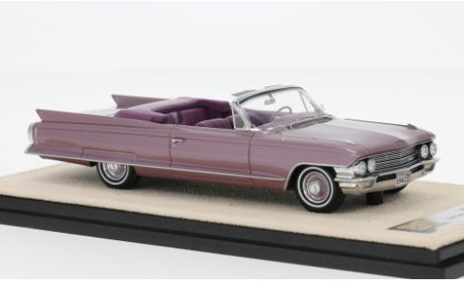 Miniature Cadillac Series 62 1/43 Stamp Models Cabriolet pink 1962 1:43 Cadillac Series 62 1/43 Stamp Models Cabriolet pink 1962 1:43 miniature