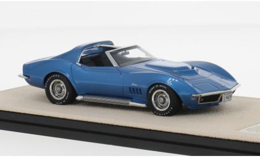 Chevrolet Corvette 1/43 Stamp Models L88 bleue 1969 1:43 miniature